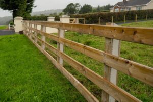Standard post and rail