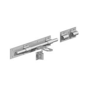Heavy cross pattern door bolts